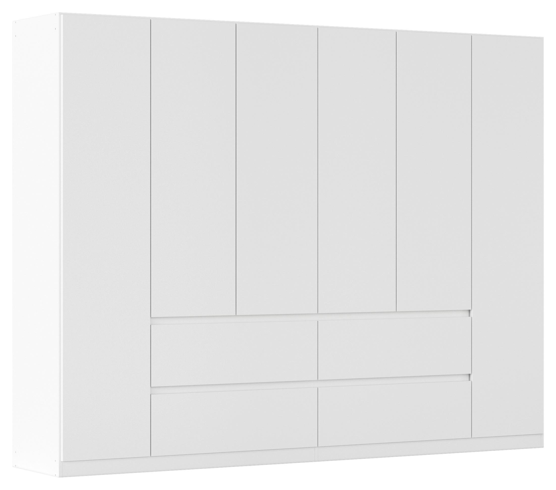 DULAP USI ROTATIVE MAINZ - alb, Basics, material pe bază de lemn (271/210cm) - Modern Living