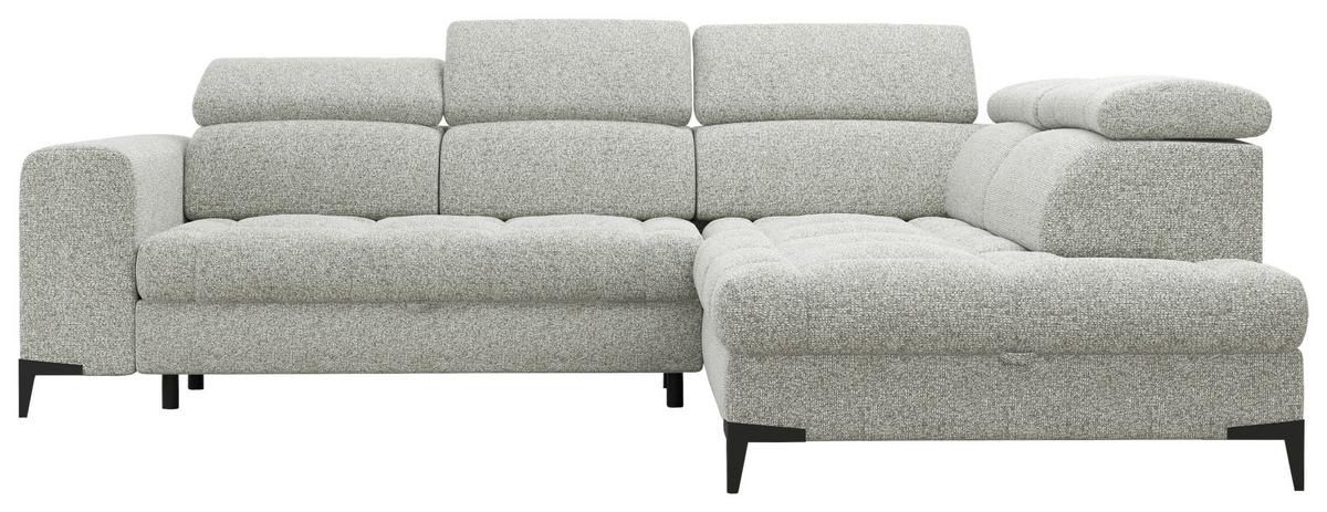 Ugaona Garnitura Mason - siva/bež, Moderno, drvo/metal (271/211cm) - Modern Living