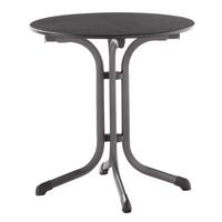 Gartenklapptisch Anthrazit/Gau - Anthrazit/Grau, MODERN, Holzwerkstoff/Metall (68/72cm) - Sieger