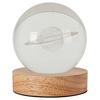LAMPE DÉCORATIVE LED MONI - Transparent/couleur naturelle, ROMANTIK / LANDHAUS, matériau en bois/matière synthétique (8/9,5cm) - Mömax