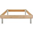 Bettrahmen in Eichefarben - Eichefarben, Holzwerkstoff (208/168/36cm) - Premium Living