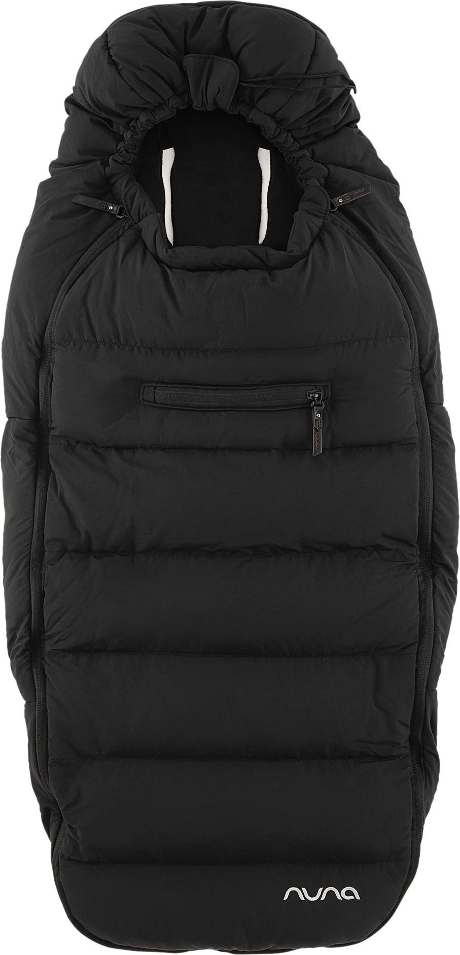 OSŁONA NA NÓŻKI WINTERSET - czarny, Basics, tkanina (99/42/14cm) - Nuna