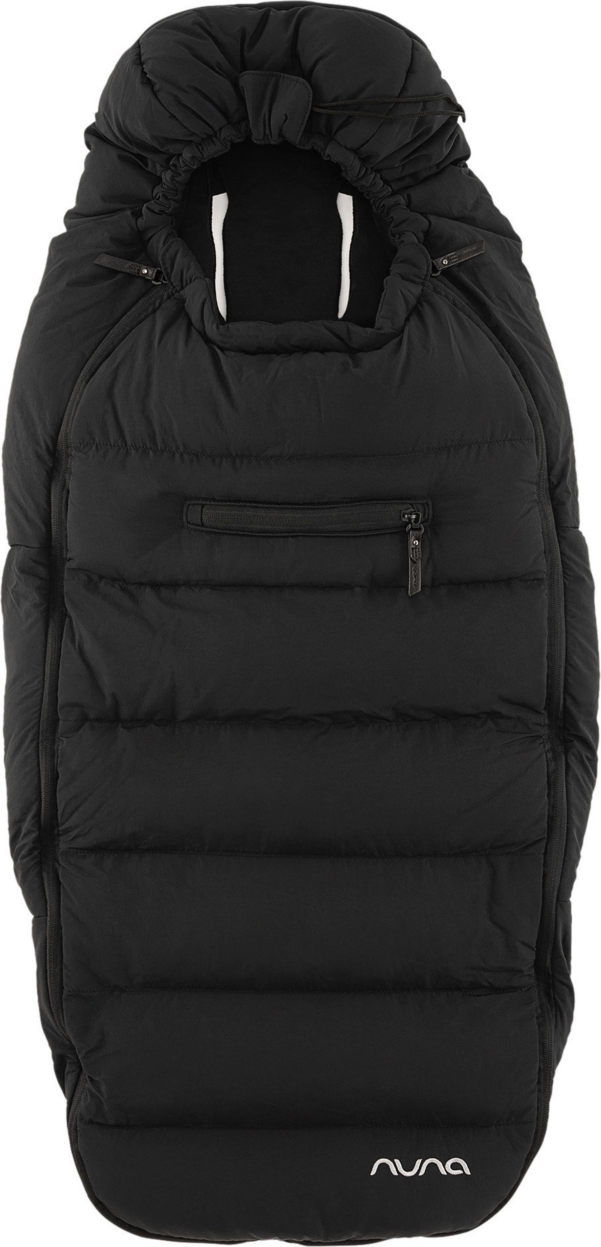 OSŁONA NA NÓŻKI WINTERSET - czarny, Basics, tkanina (99/42/14cm) - Nuna