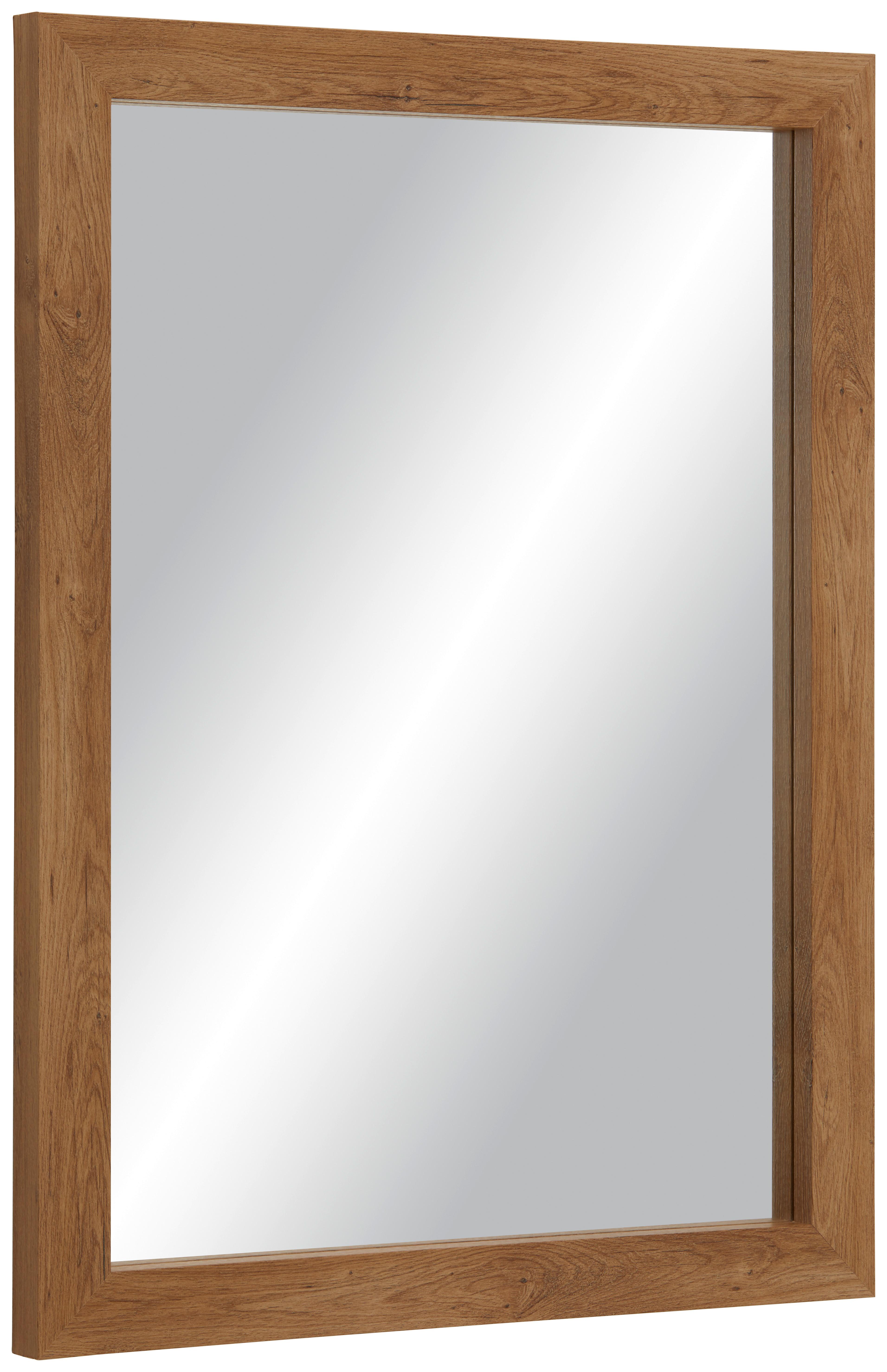 VÄGGSPEGEL TINA -SB- - ekfärgad, Klassisk, trämaterial/glas (62/82/3,5cm) - Mömax