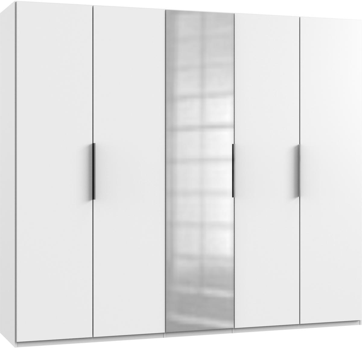 Ormar S Klasičnim Vratima Level 36 A - bijela/boje kroma, Moderno, drvni materijal (250/216/58cm) - Modern Living