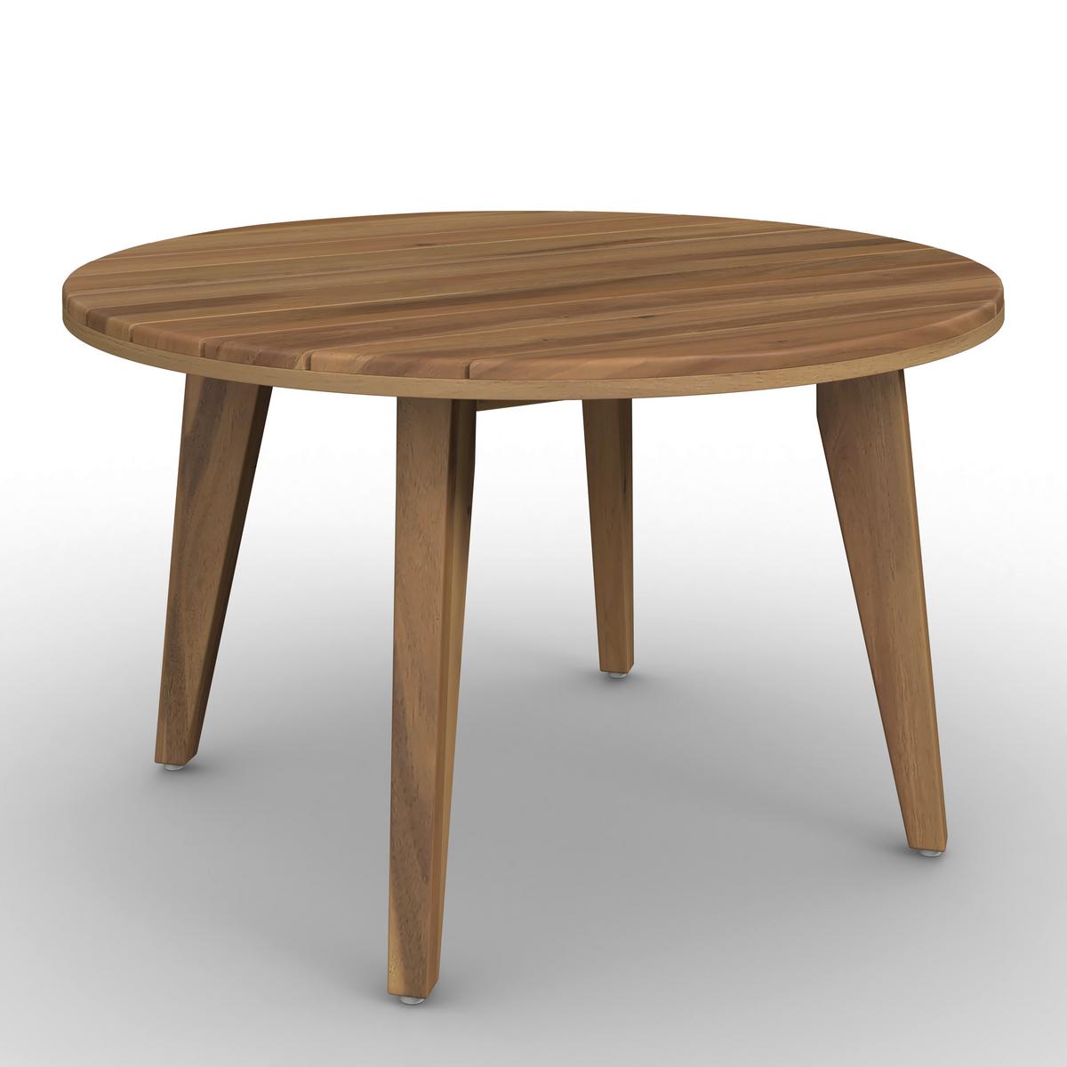 Loungegarnitur Livia Rosa Outdoorstoff/Holz - Naturfarben/Rosa, MODERN, Holz/Textil - Bessagi Garden