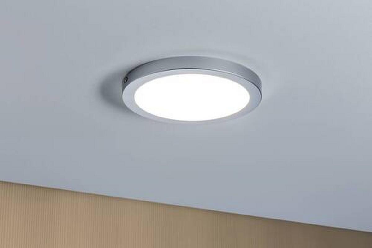 LED-Wandleuchte Atria in Chromfarben max. 18,5 Watt - Chromfarben, Basics, Kunststoff (22cm) - Paulmann