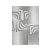 Síkszövött Szőnyeg Noah 160/230 - világosszürke/fehér, Modern, műanyag (160/230cm) - Mömax