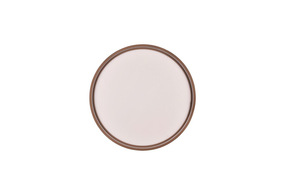 LED-Deckenleuchte Doha in Braun max. 29 Watt - Braun, MODERN, Metall (45/5,5cm) - Trio Leuchten