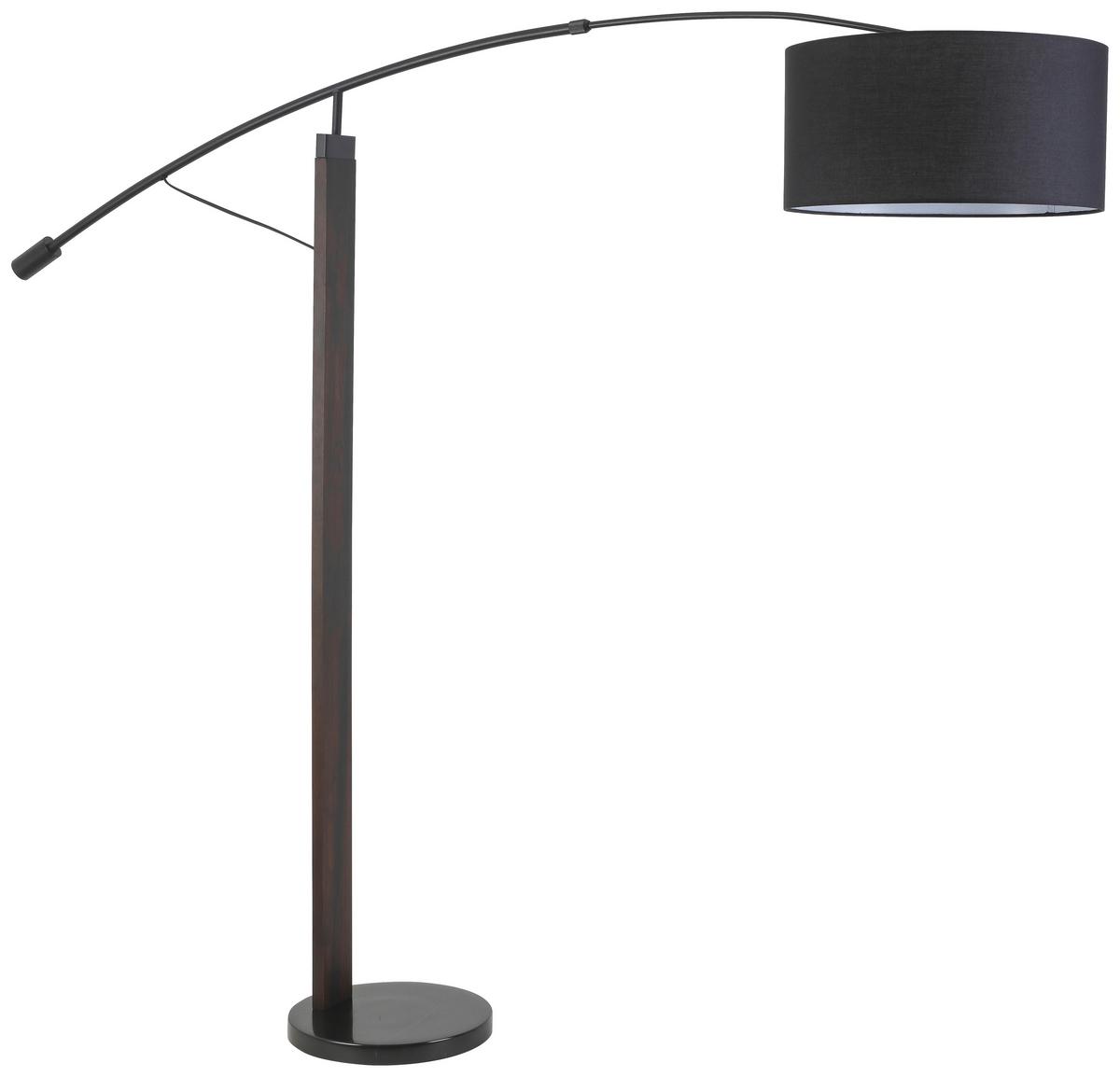 LAMPA STOJĄCA NEROL - czarny, Modern, kamień/metal (190/40/150cm) - Bessagi Home