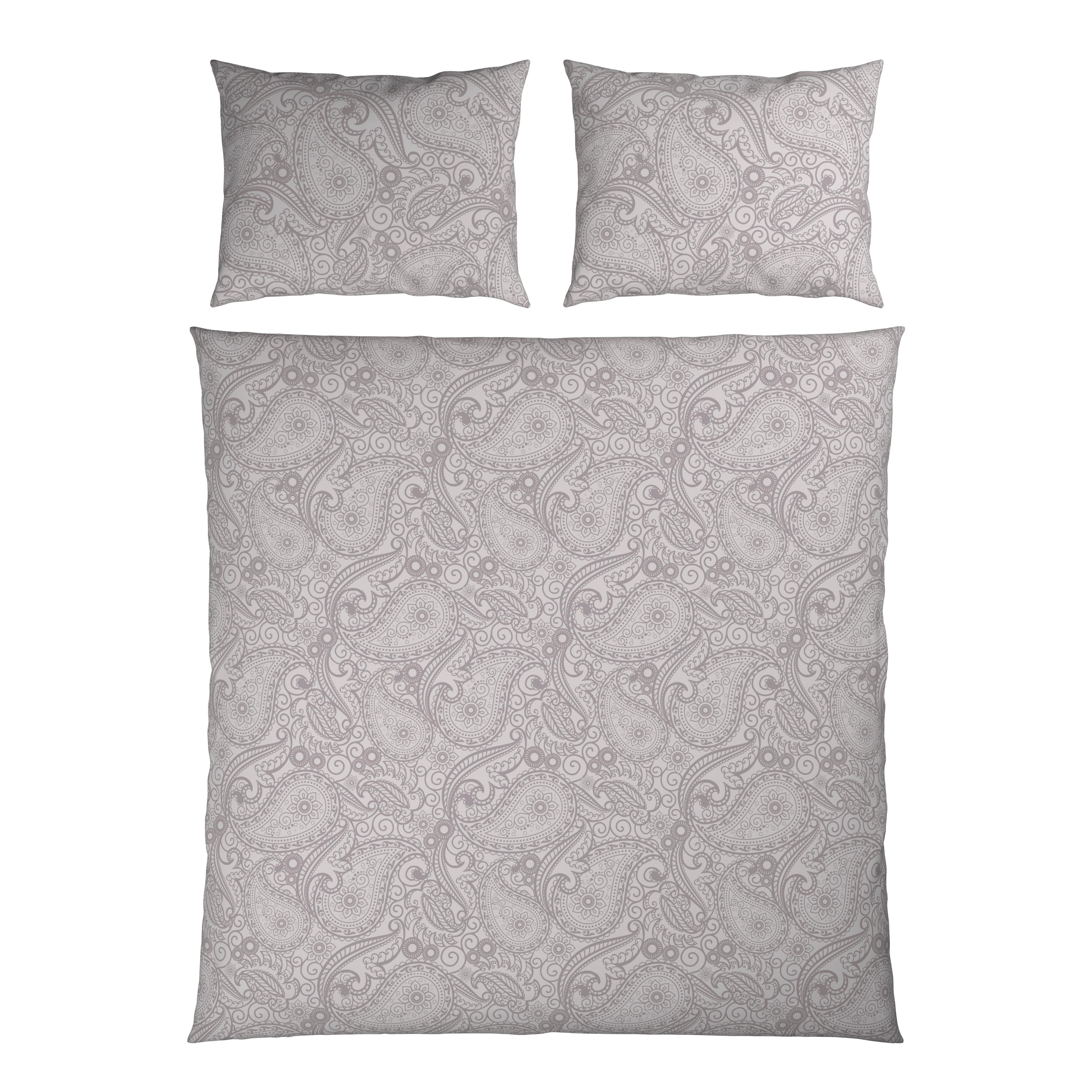 Posteljina Paisley Xxl 200x200/2x60x80cm - prljavo ružičasta, tekstil (200/200cm) - Mömax