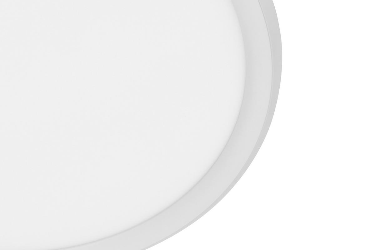 LAMPA SUFITOWA LED RUGBY *SBN* - biały, Basics, tworzywo sztuczne (40/3,5cm) - Novel