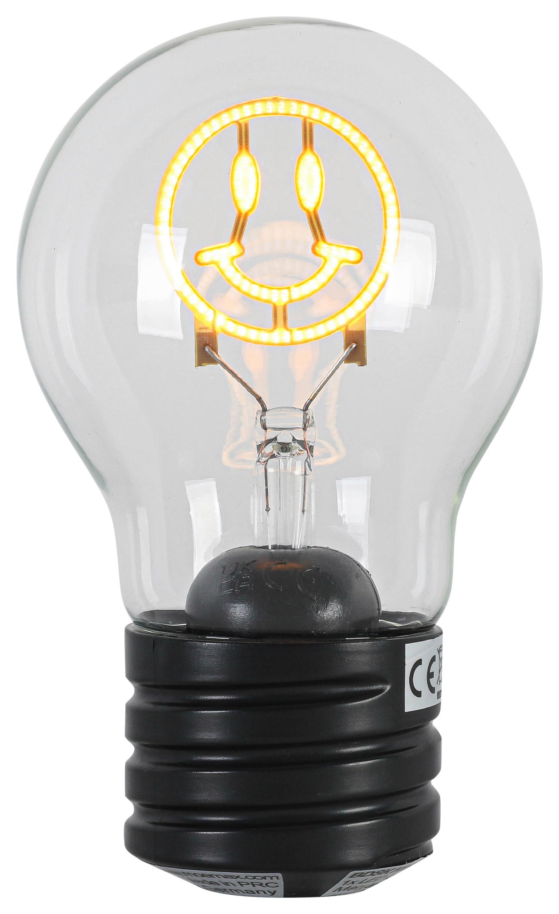Okrasna Led-svetilka Birni - črna/prosojno, Moderno, kovina/umetna masa (7/12cm) - Mömax