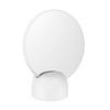 Kosmetikspiegel Naime in Weiß - Weiß, MODERN, Glas/Kunststoff (17/19,8/8,5cm) - Premium Living