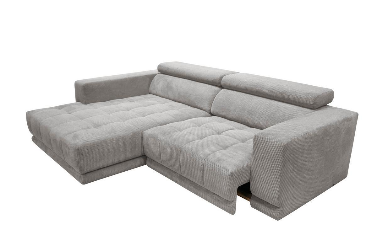 Kutna Garnitura Portland - siva/crna, Moderno, tekstil/plastika (197/78-98/275cm) - Premium Living