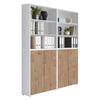 Aktenschrank Office Edition Sw Set 11 Weiß/Eichefarben - Eichefarben/Weiß, MODERN, Holzwerkstoff (168,8/227,2/33cm) - MID.YOU