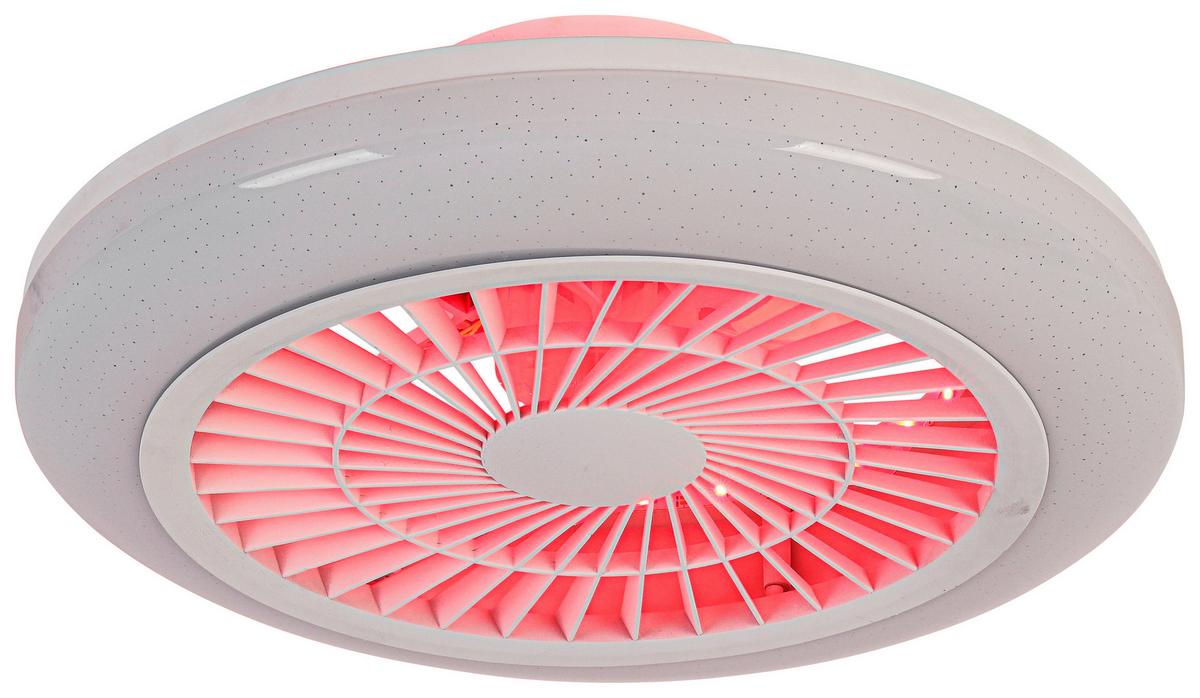 LED-Deckenleuchte Vin max. 30W + 5W RGB-LED - Weiss, Konventionell, Kunststoff/Metall (46/16cm) - Modern Living