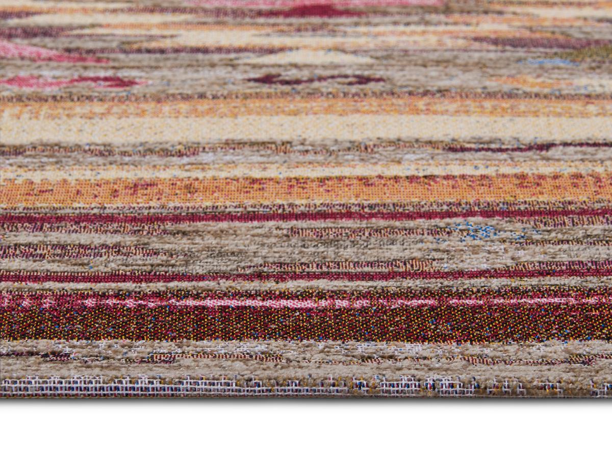 Flachwebeteppich Necla Multicolor ca. 60x90cm - Multicolor, Design, Kunststoff/Textil (60/90cm)
