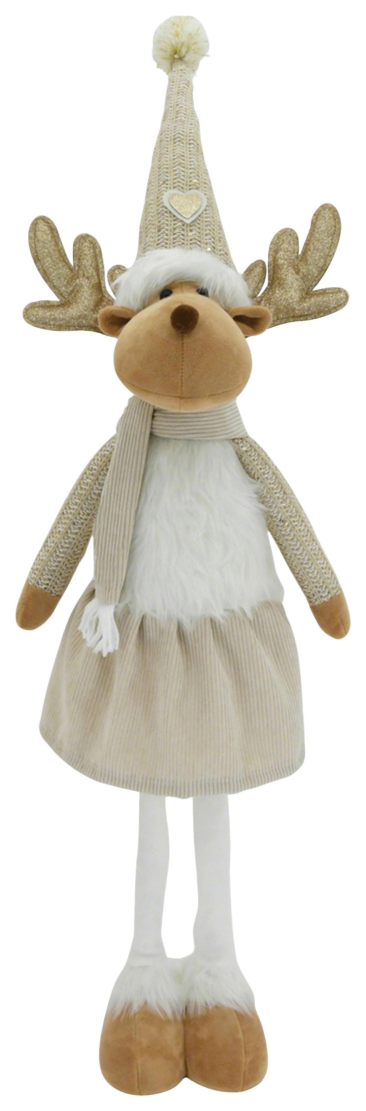 Palček Nina - bela/bež, Konvencionalno, kovina/umetna masa (32/98/21cm) - Mömax