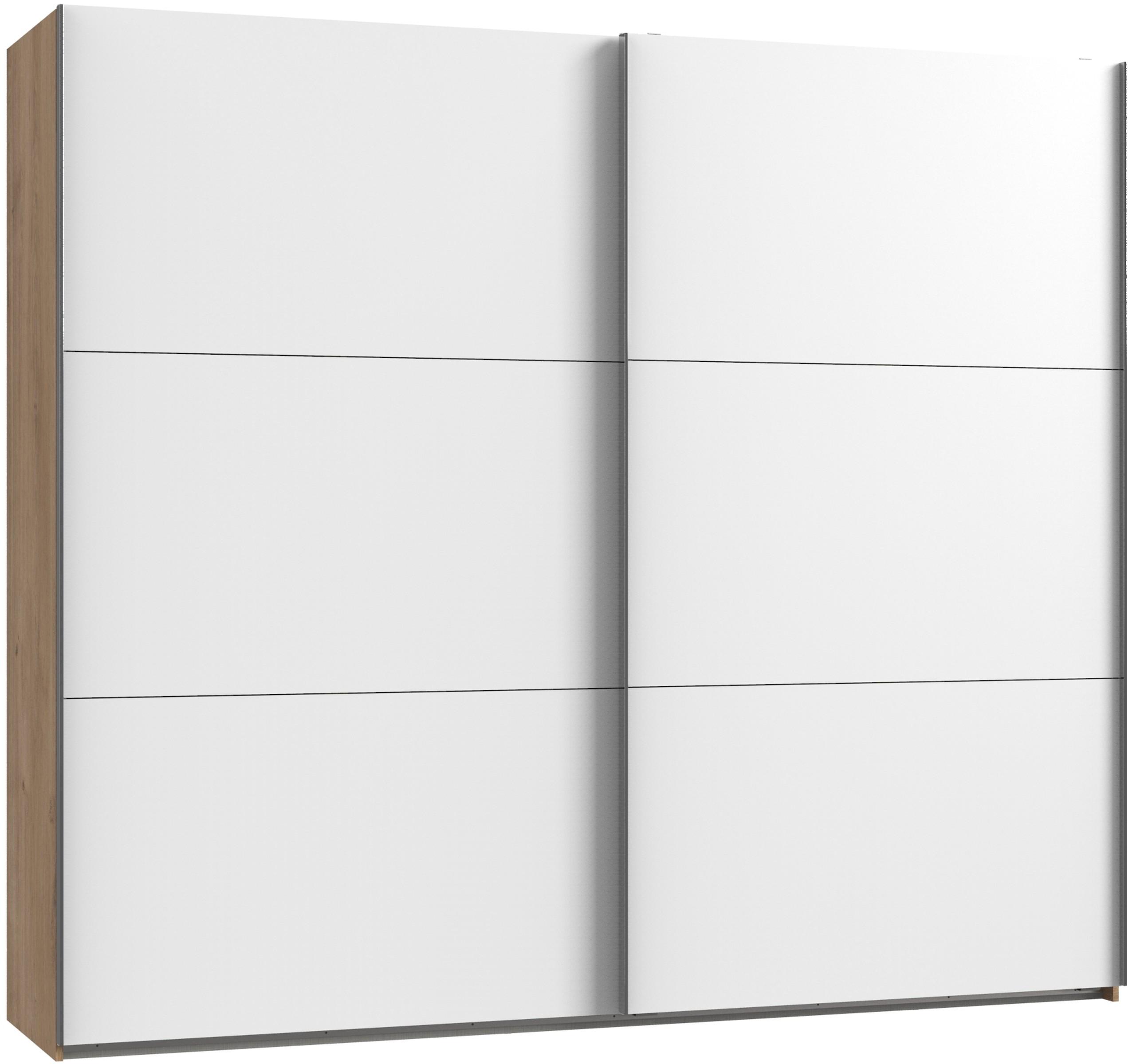 Ormar S Kliznim Vratima Level 36a - bijela/boje hrasta, Moderno, drvni materijal (250/216/65cm) - Modern Living