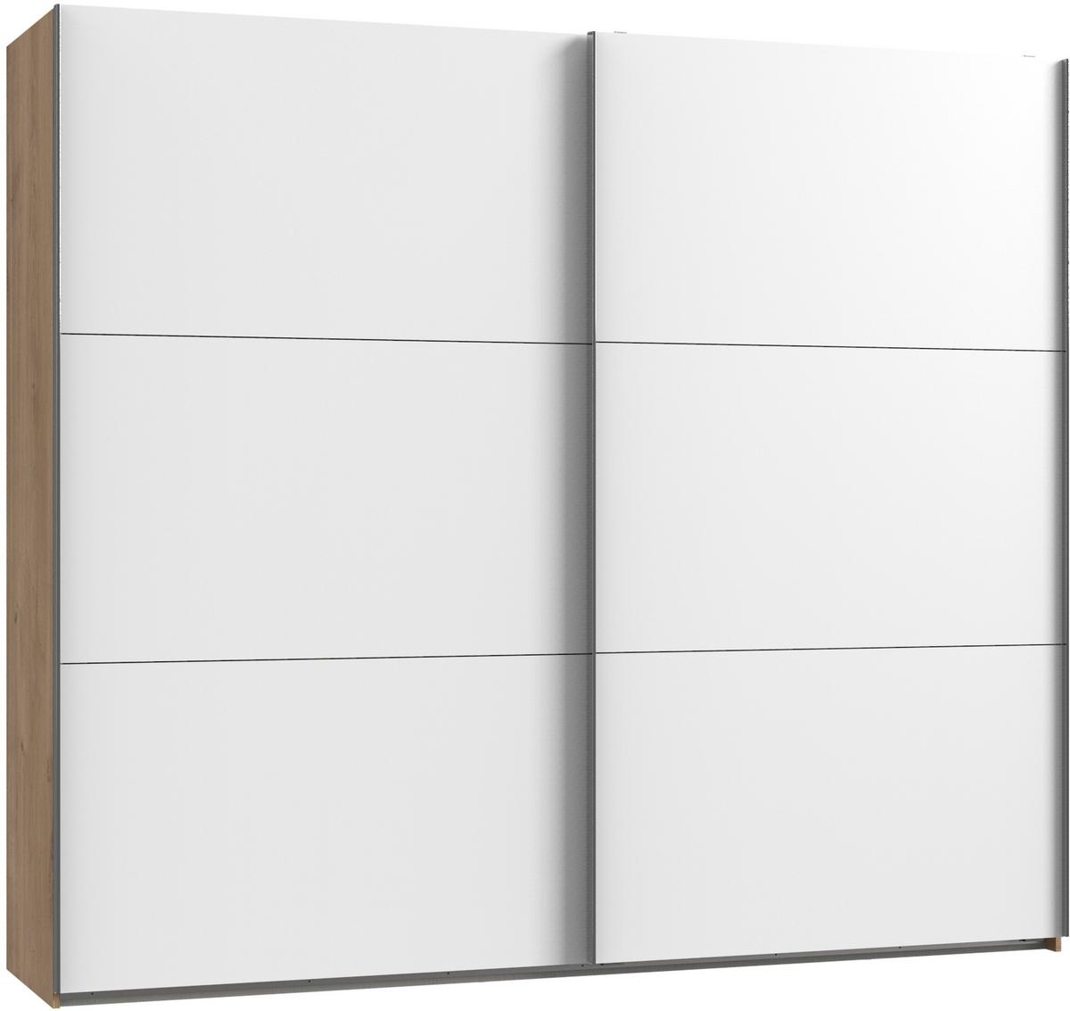 Ormar S Kliznim Vratima Level 36a - bijela/boje hrasta, Moderno, drvni materijal (250/216/65cm) - Modern Living