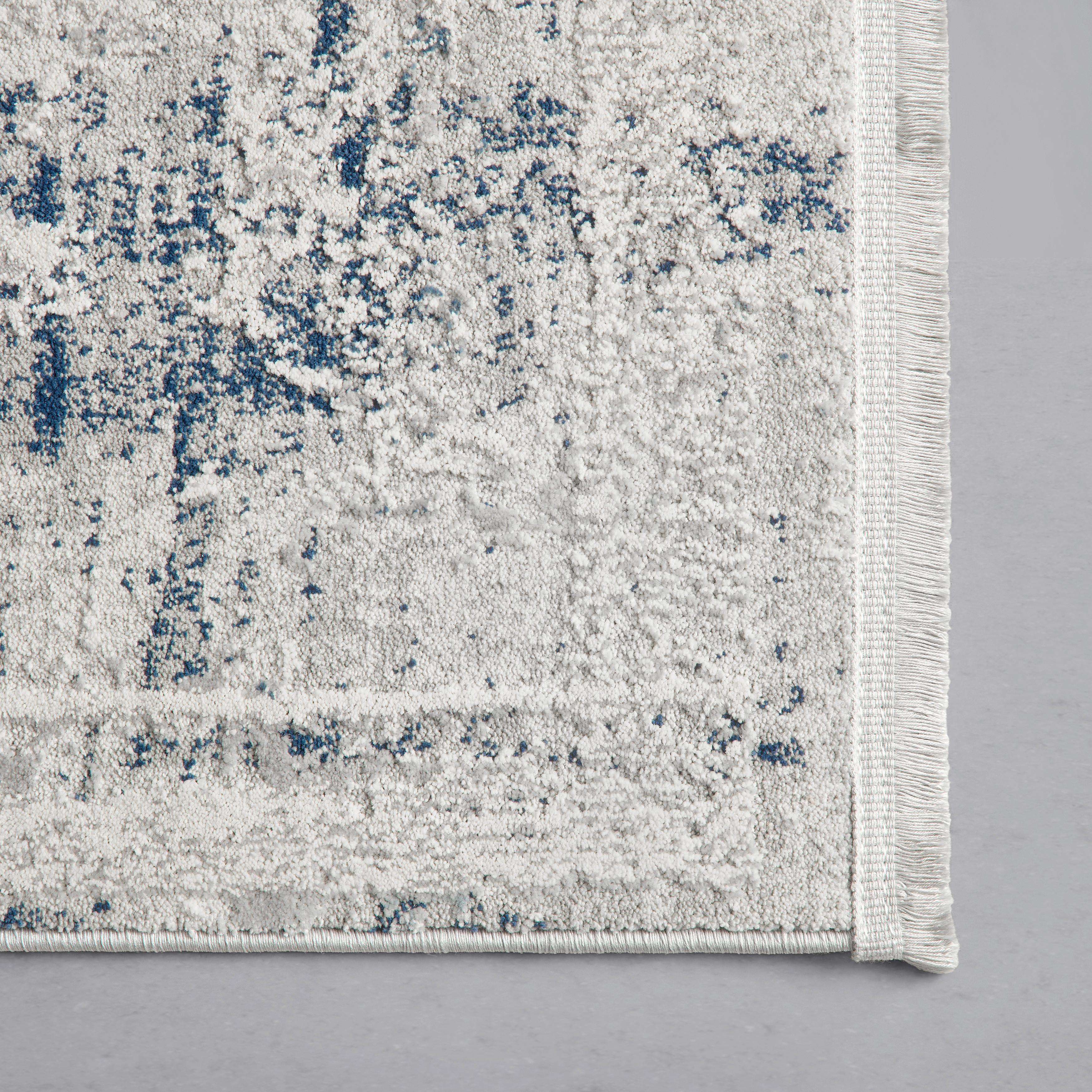 VÄVD MATTA ISVIND - ljusblå/cremefärgad, Klassisk, textil (120/170cm) - Mömax
