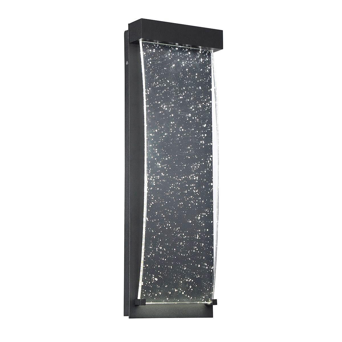 Kültéri Falilámpa Qn-Kabo-M-Bk - fekete, Konventionell, üveg/fém (50,9/17,3/6,7cm) - Elstead Lighting