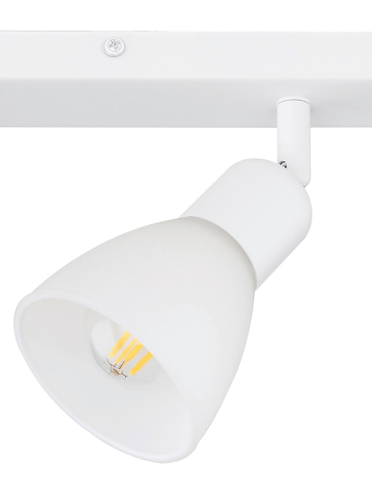 Strahler Lp-877/3w Malta - Weiss, Konventionell, Glas (17/45/8cm)