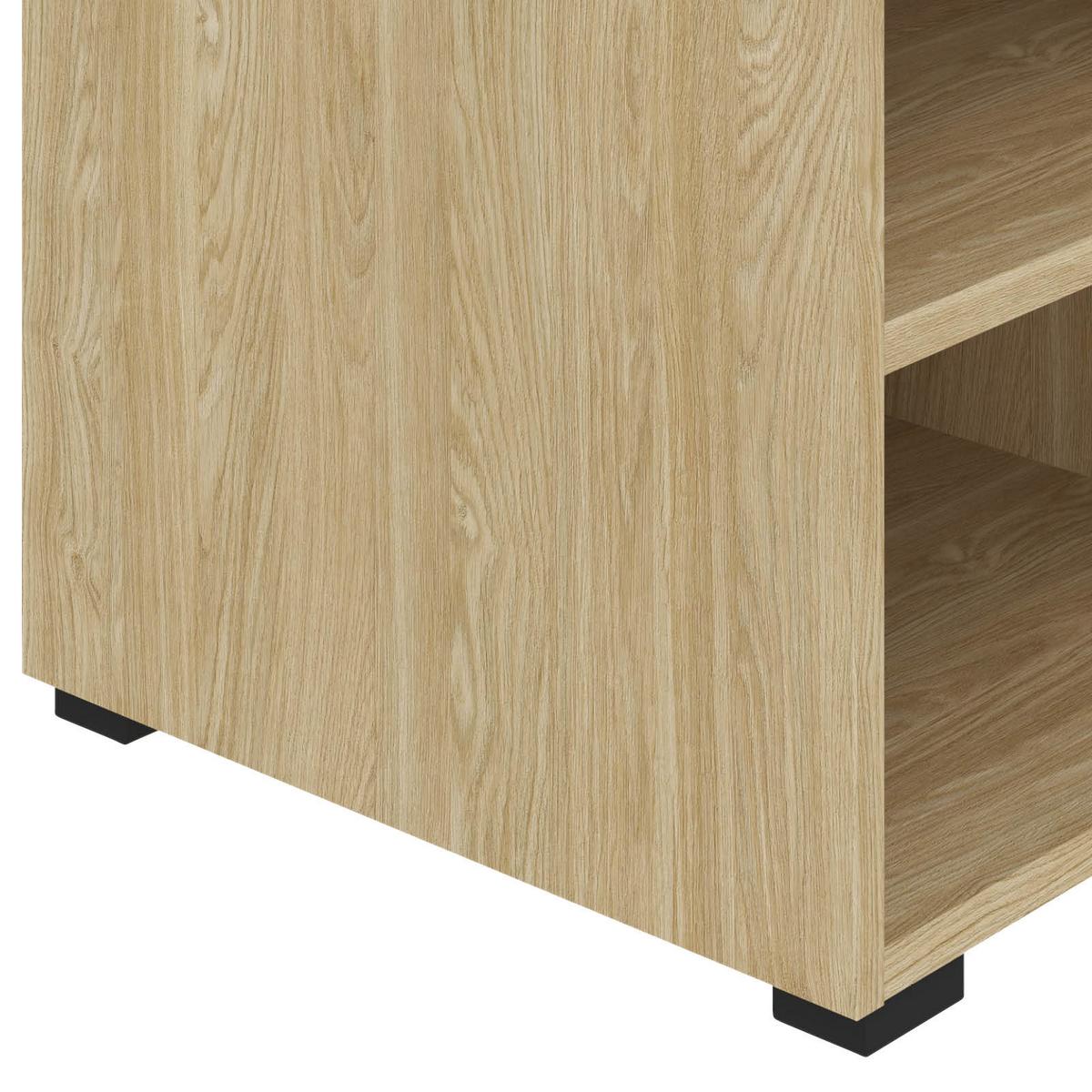 Regal Unit-Elements Mini - boje hrasta/crna, Moderno, drvni materijal (45,6/44,8/40cm) - Based
