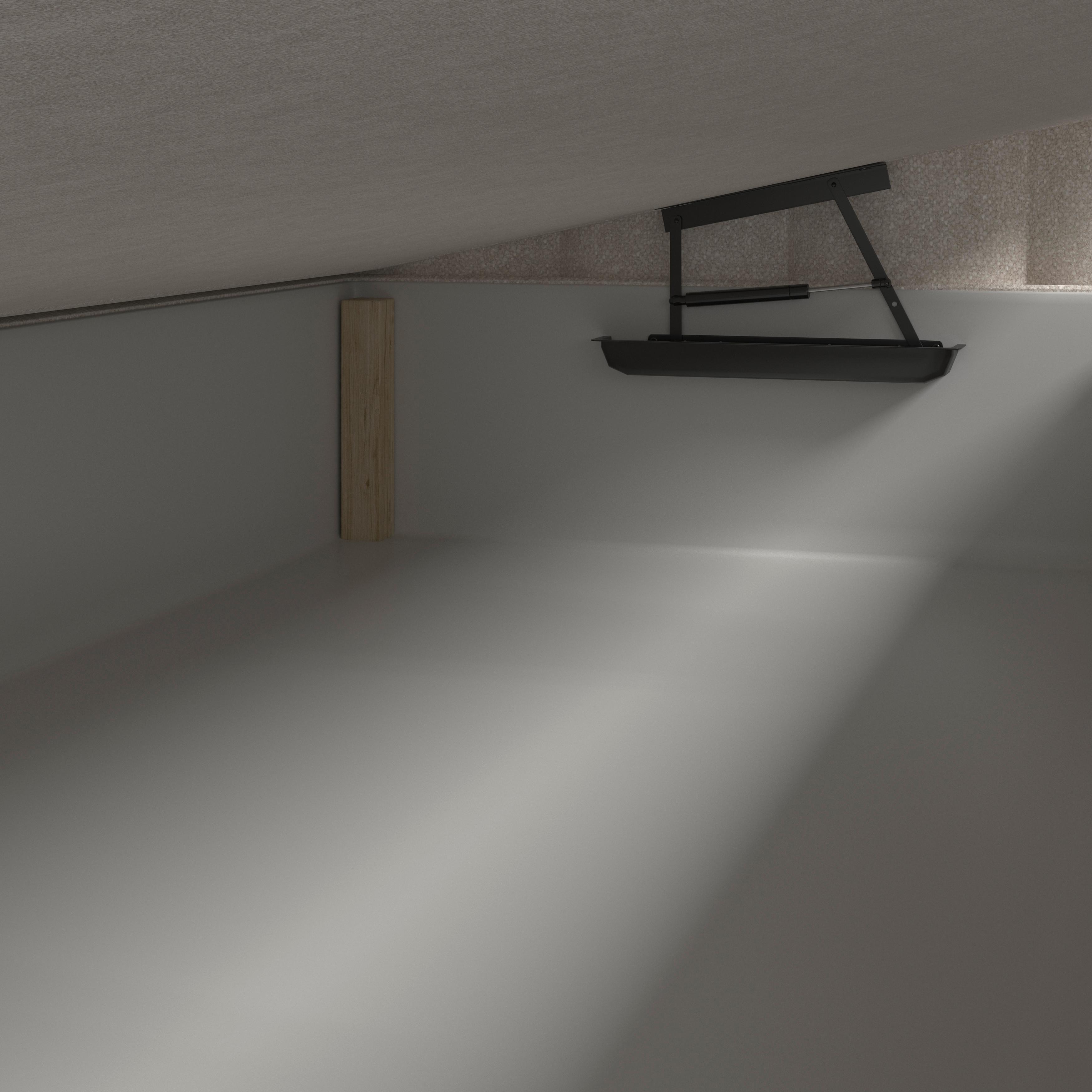 BOXSÄNG MALA - svart/cremefärgad, Modern, trämaterial/trä (180/200cm) - Bessagi Home