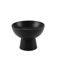 Dísztál Noir - fekete, kerámia (15,3/11,4cm) - Modern Living