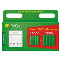 Elemtöltő Gp Eco E411+8db Elem - (12/3.6/16.7cm)