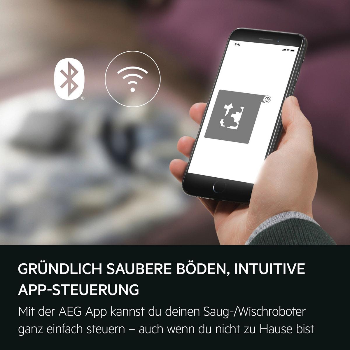 ROBOT ODKURZAJĄCY AR71HW1DG - ciemnoszary, Basics, tworzywo sztuczne (33,5/10/33,5cm) - AEG