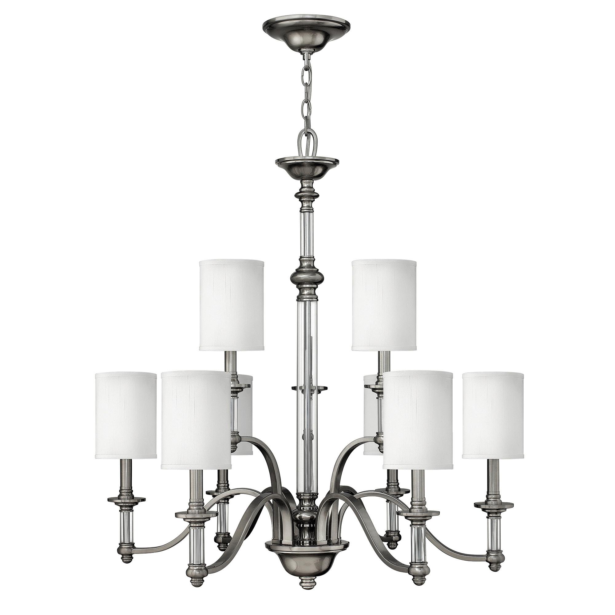 Luster Sussex - boje nikla, Lifestyle, staklo/metal (81.3/99cm) - Elstead Lighting