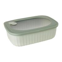 Vorratsdose Betty L in Grün/Transparent - Transparent/Grün, Modern, Kunststoff (22,5/7,5/15,5cm) - Modern Living