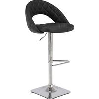 Barski Stol Martin, Črna - barve kroma/črna, Moderno, kovina/tekstil (55/89-110/53cm) - Mömax