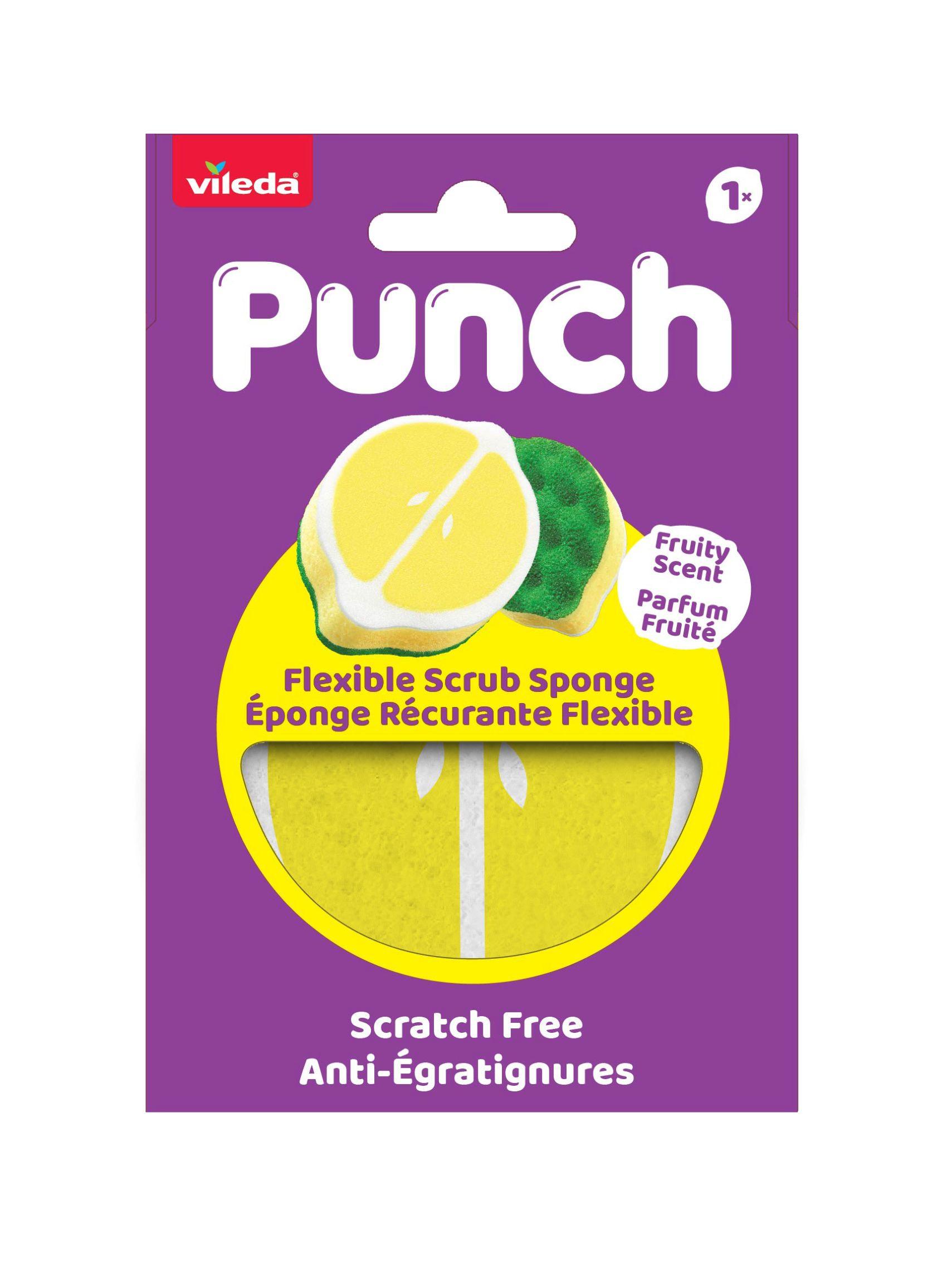 Szivacs Vileda Punch Lemon 1x - Basics (10,2/15/3,2cm) - Vileda