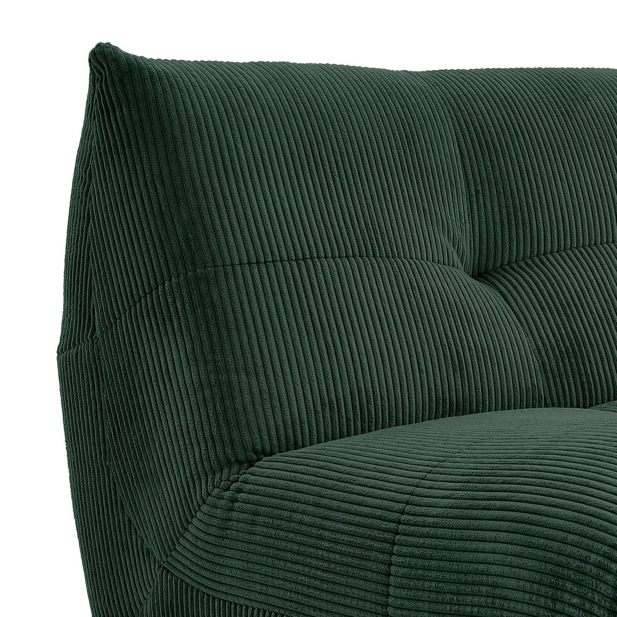 Modul Sofa Giselle Ecke Dunkelgrün - Dunkelgrün, Trend, Textil (105/80/105cm) - Livetastic