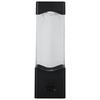 LAMPE DÉCORATIVE LED QUALI - Transparent/noir, MODERN, matière synthétique (7,5/7,5/23,3cm) - Mömax