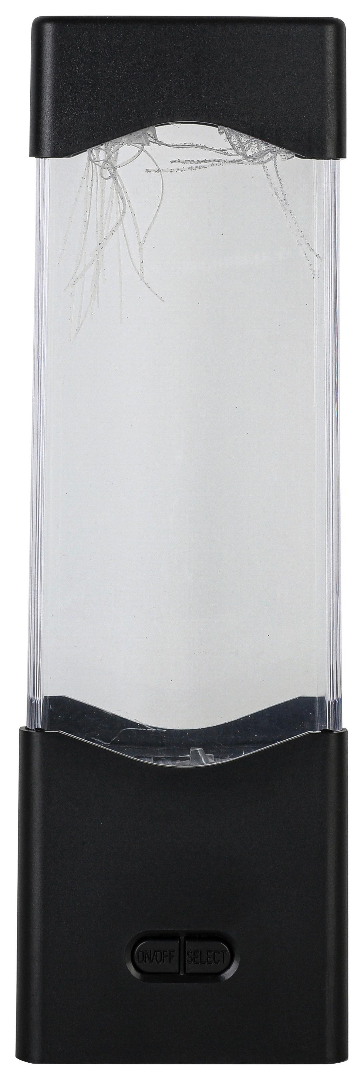 Okrasna Led-svetilka Quali - črna/prosojno, Moderno, umetna masa (7,5/23,3/7,5cm) - Mömax