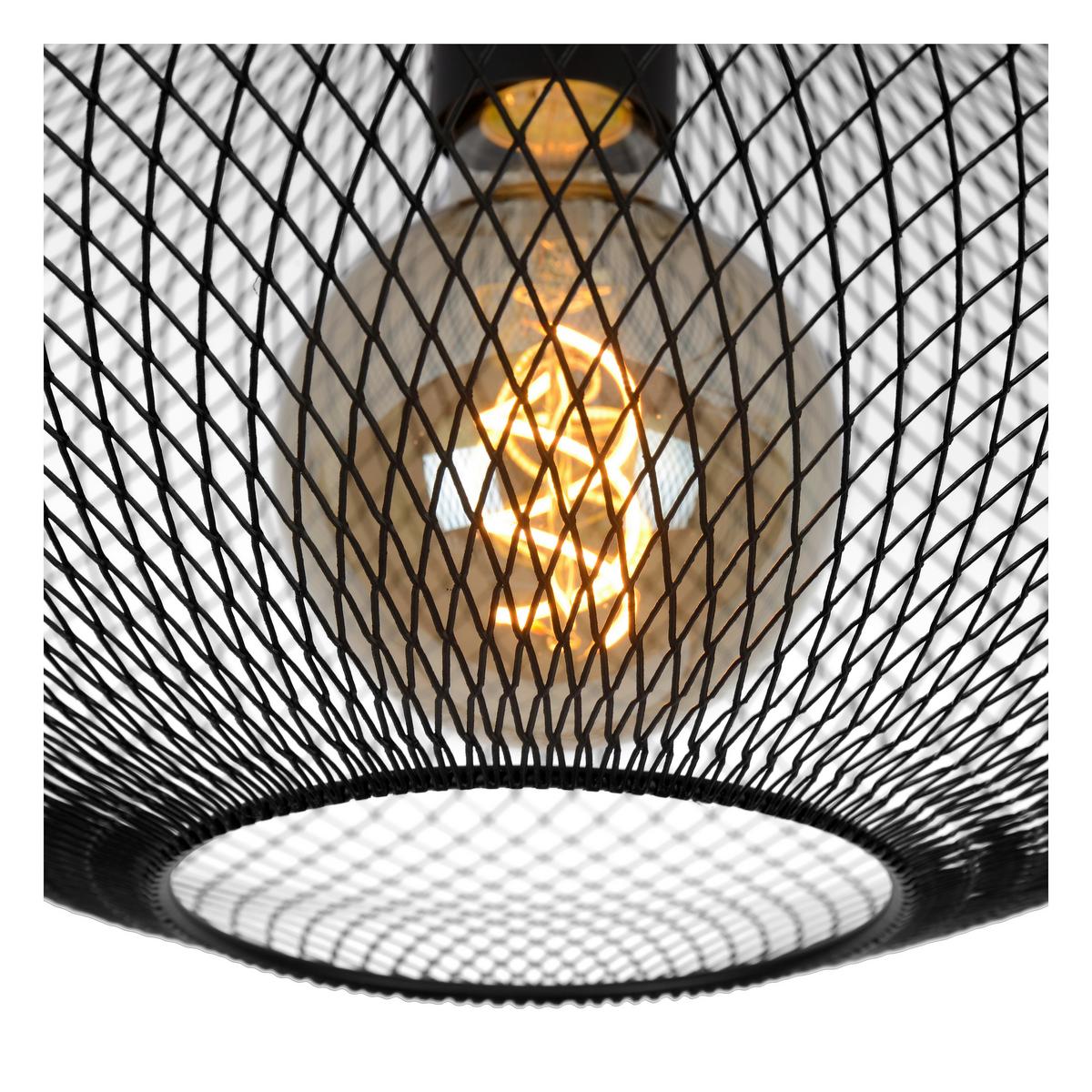 LAMPA SUFITOWA 21123/45/30 MESH - czarny, Konventionell, metal (45/24cm) - Lucide