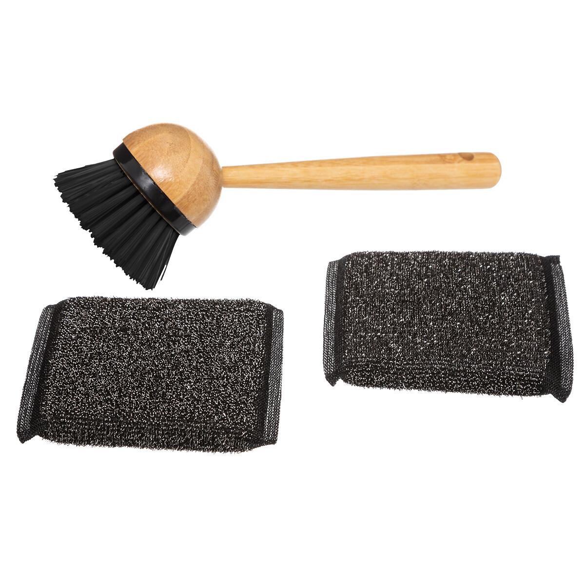 Dozator de săpun cu accesorii Bamboo - Basics (13,5/12,4/17,5cm)