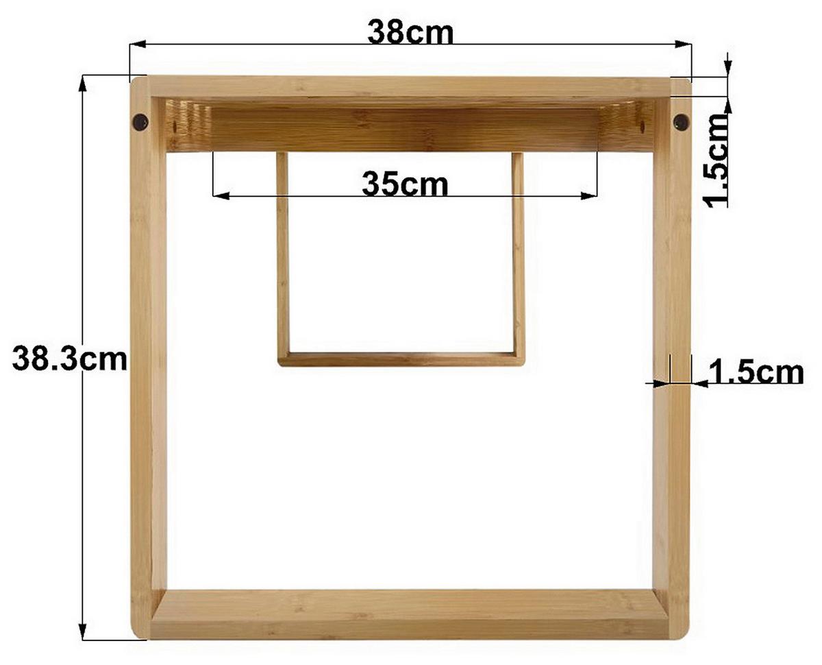 Sitzbank Dexter Naturfarben - Naturfarben, Natur, Naturmaterialien (76,5/38.3/38cm) - Mömax