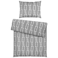 Bettwäscheset Linus - Grau, Modern, Textil (160/210cm) - Modern Living