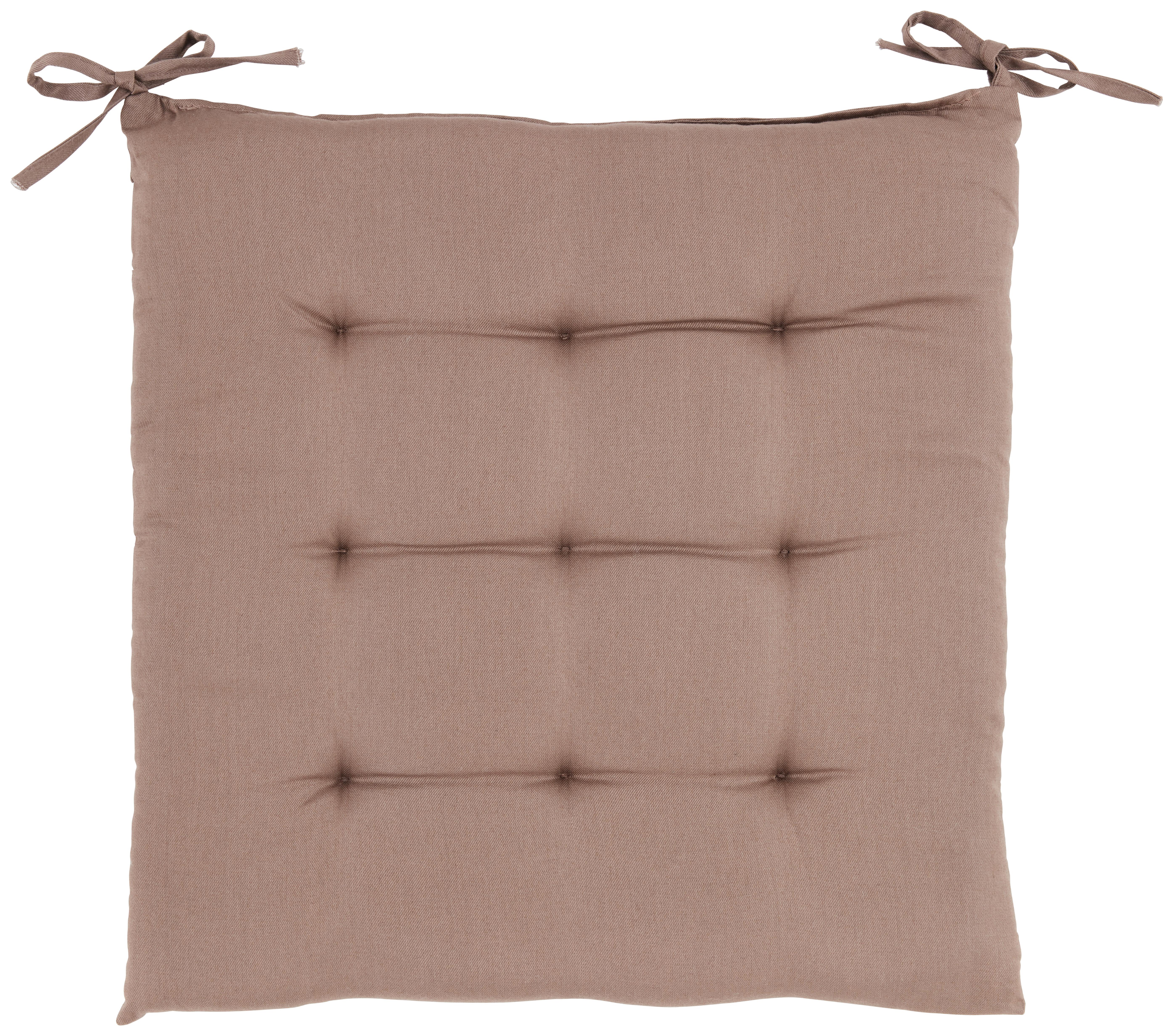 Pernă pentru șezut Lola - cappuccino, textil (40/40/4cm) - Based