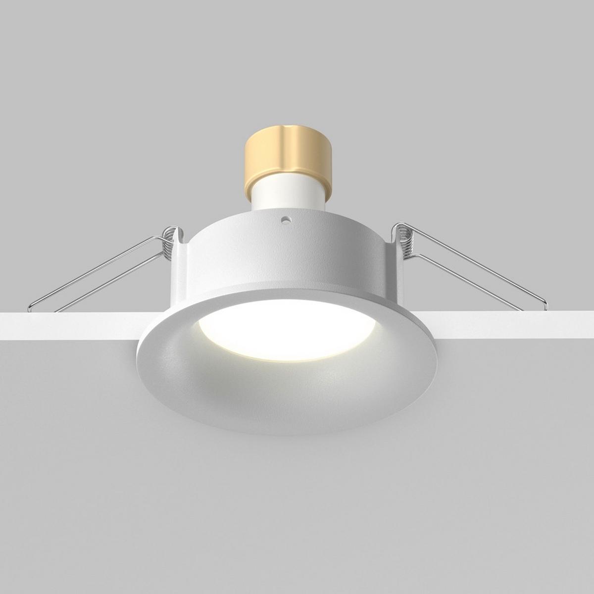 DECKENLEUCHTE SLIM - Weiss, Modern, Metall (8,5/4cm) - MAYTONI