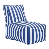 Vreča Za Sedenje Isabella, Mornarsko Modra, Bela - modra/bela, Moderno, tekstil (90/90/60cm) - Bessagi Garden