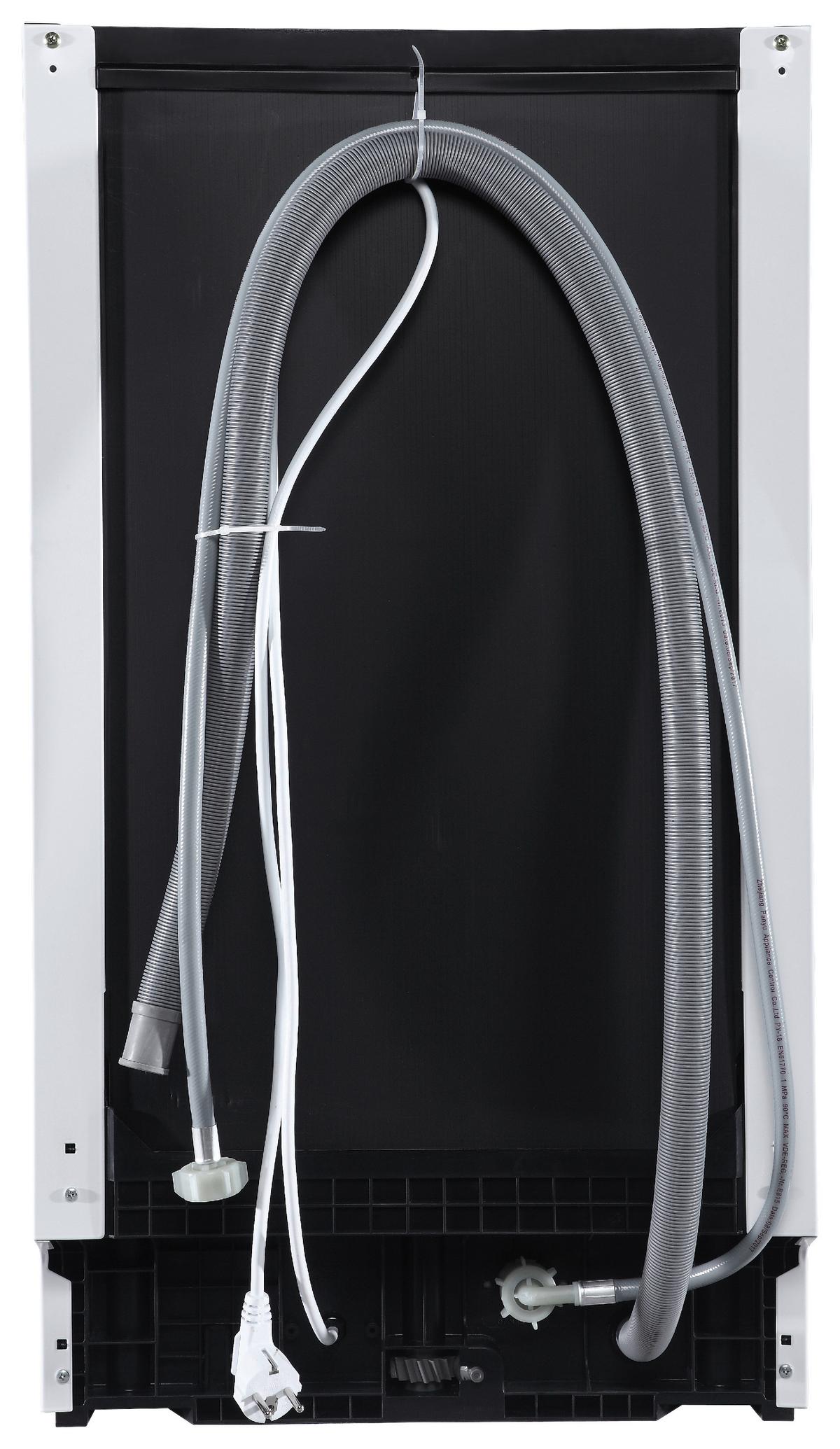 Geschirrspüler Katha Weiß/Edelstahl B: ca. 44 cm - Weiß/Grau, Trend, Kunststoff/Metall (44/81,5/57cm) - Respekta