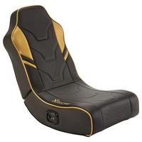 Gamingsessel Shadow 2.0 ca. 42x64x75 cm Gelb/Weiß/Schwarz - Goldfarben/Schwarz, MODERN, Textil (42/64/75cm) - X Rocker