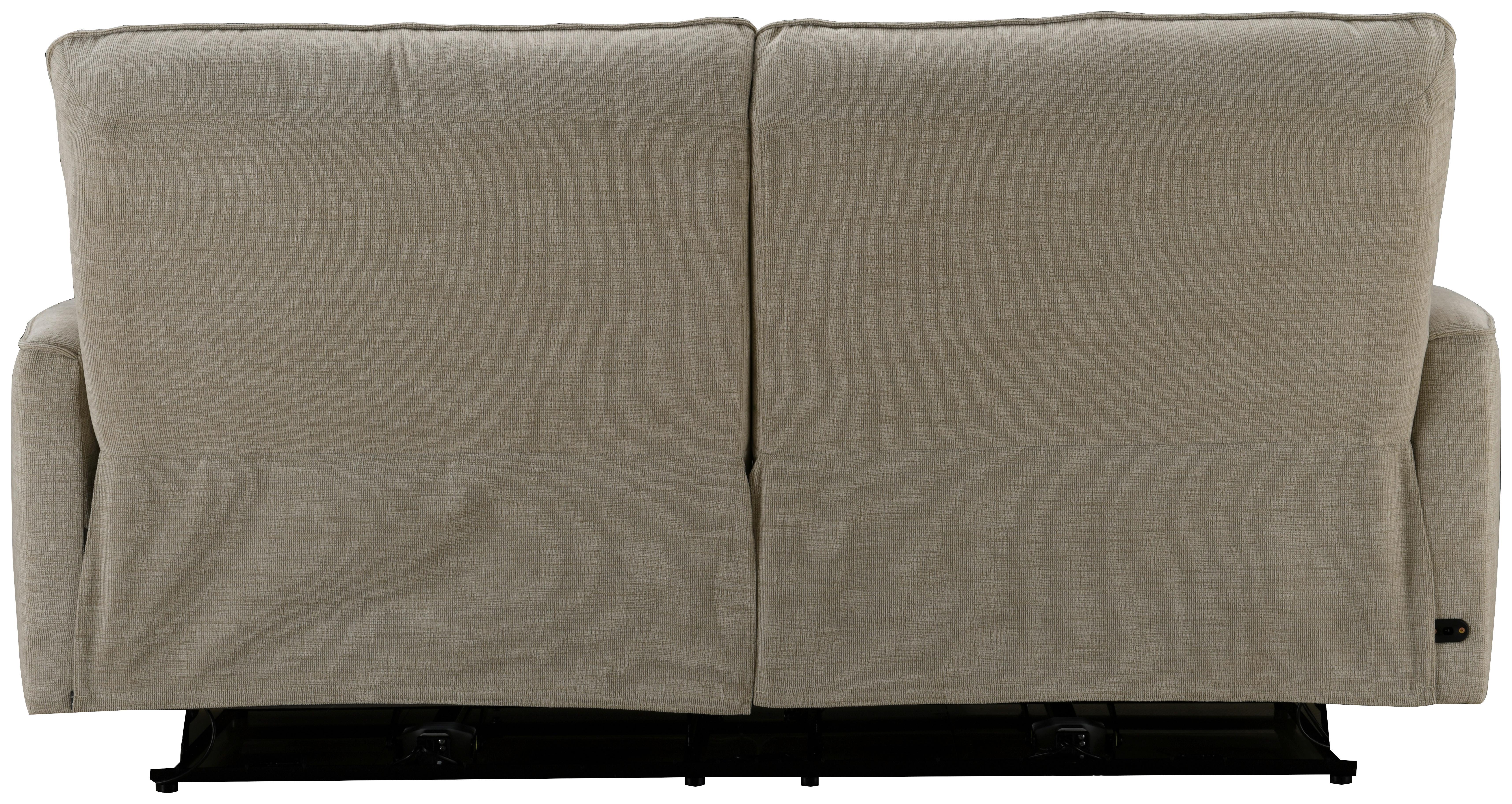 Dvosed Steffi, Bež, Električno Nastavljiv - črna/bež, Konvencionalno, kovina/tekstil (196/98/93cm) - Modern Living